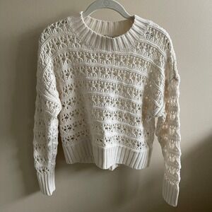 Open stitch sweater